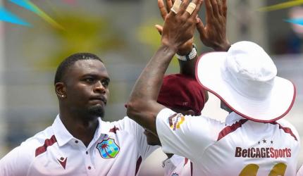 Aussies crumble to 180 as Windies pace rules Day 1