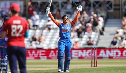 Mandhana's maiden ton help India crush England