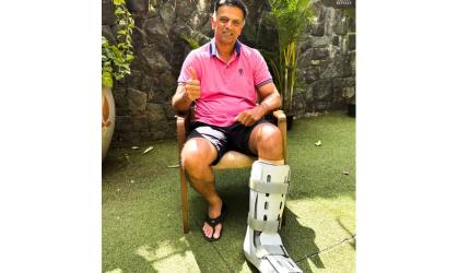 Guess How Dravid Got Injured!