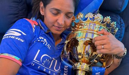 SEE: Harmanpreet Kaur's Viral Trophy Moment