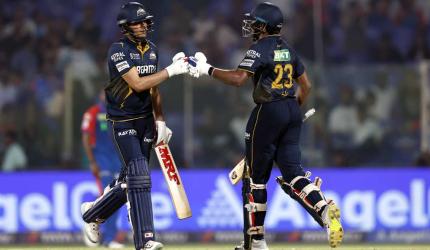 Gill-Sudharsan: Only pair to score 200 twice in T20s