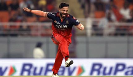 IPL PIX: Reckless Punjab skittled out for 101 vs RCB