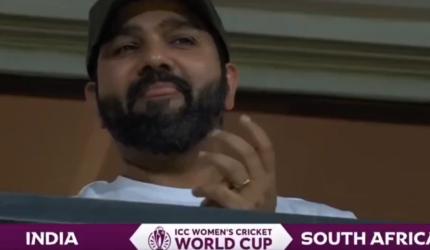 Tears of joy for Rohit as Indian women lift World Cup