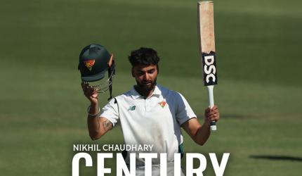 Delhi-Born Chaudhary Creates Sheffield Shield History!
