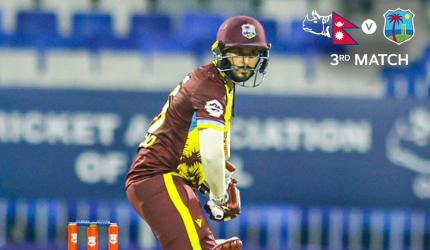 West Indies trounce Nepal; avoid T20I series sweep