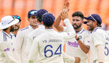 PIX: Jadeja shines as India rout WI inside 3 days!