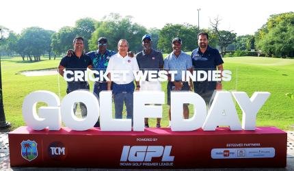 Golf Day: Windies cricketers tee off with legends