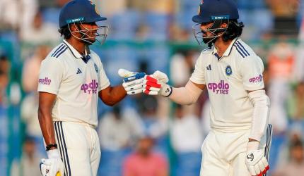 PIX: India close in on win after Windies brief fight back