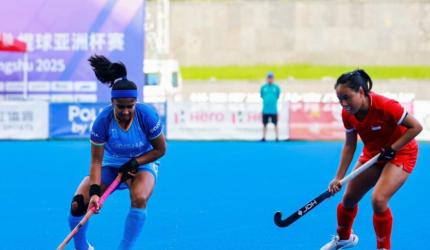 Asia Cup: Navneet, Mumtaz trick as India thrash Singapore