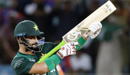 Farhan Celebrates 50 Vs India with 'Gun-Firing'