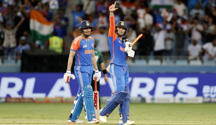 Abhishek reveals secret behind 'L' celebration against Pakistan