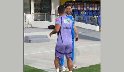 Dhoni Trains in Nets, Still Unlikely for KKR Clash