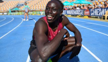 Teen star Gout Gout wins but falls short of historic sub-10 run