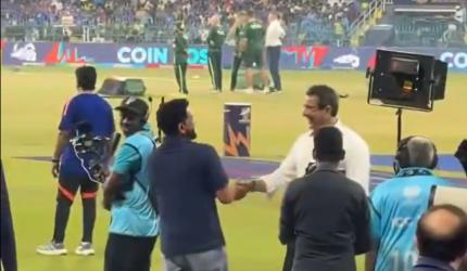 SEE: Wasim Akram-Rohit Sharma Hug Goes Viral 