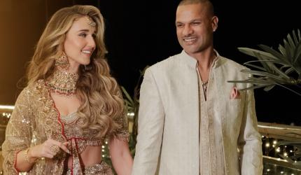 Dhawan Drops Dreamy Sangeet Pics With Sophie