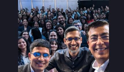 Shubman Gill Meets Sundar Pichai During Google India Visit