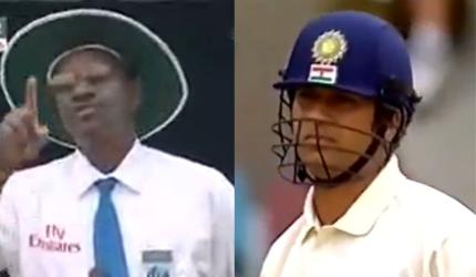 I Wrongly Gave Sachin Out: Bucknor