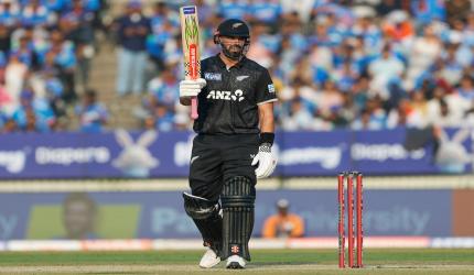 1st ODI: Mitchell counters India to lift NZ to 300
