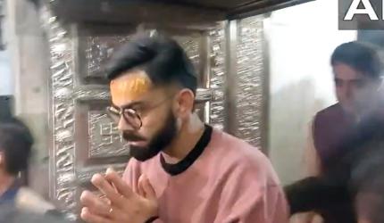 Kohli chants 'Jai Shree Mahakal' ahead of NZ ODI decider