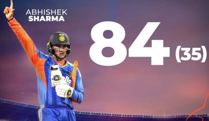 How Abhishek Sharma's eight sixes sealed India's victory