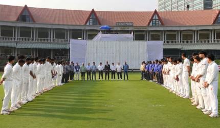 Why Mumbai players wore face masks during Ranji match at BKC