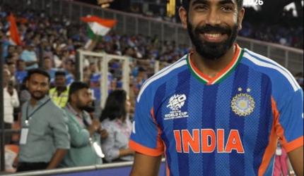 Bumrah and Angad's Priceless Moment