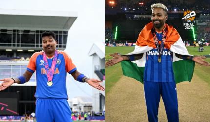 Hardik Shows Off Famous Celebration After T20 World Cup Win