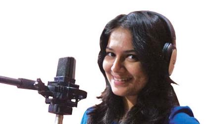 At 21 she is a successful dubbing artiste!