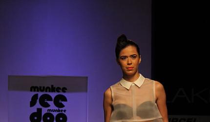 IMAGES: Bold, see-through outfits at the fashion week