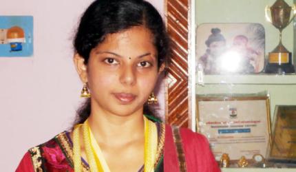 The MS university topper who has four gold medals