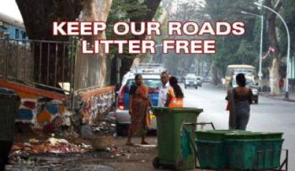 V-Day wish for India: Keep Our Roads Litter Free