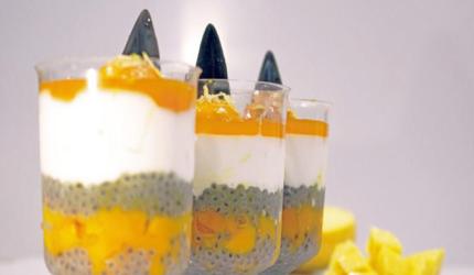 Recipe: Mango and Chia Seed Panna Cotta