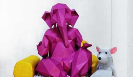 Readers' Pix: Nelson's Paper Art Ganesha