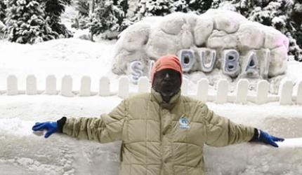 When It Began To Snow In Dubai