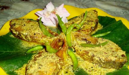 Recipe: Hilsa in Mustard Gravy