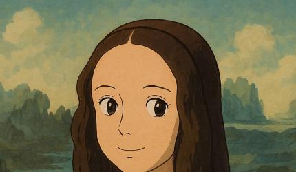 When Mona Lisa Goes Ghibli