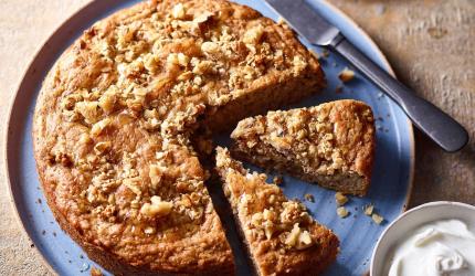 Recipe: Apple And Walnut Crumble Cake