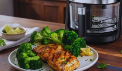 Recipe:Grilled Mustard Fish With Broccoli