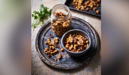 Recipe: Bombay Style Chick Pea Walnut Mix