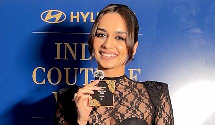 Manushi Chhillar Happily Posed For...