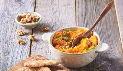 Recipe: Carrot And Walnut Dip
