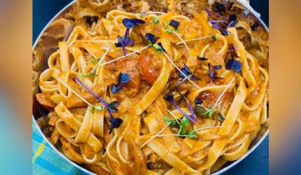 Recipe: Sarab's Rose Harissa Fettuccini