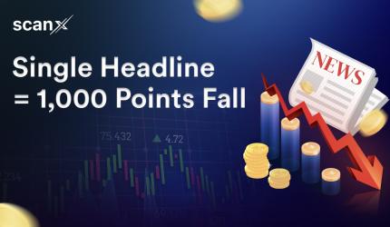 How a single diplomatic headline triggers a 1,000-point swing?