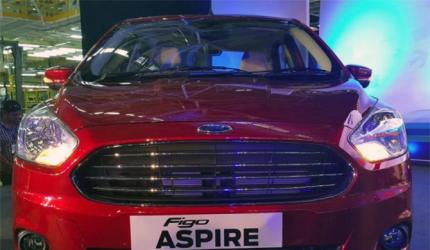 Ford unveils Figo Aspire, to launch in June 2015