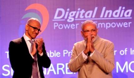 Microsoft to offer low-cost broadband in 5 lakh villages: Nadella