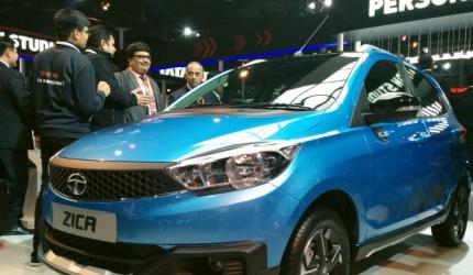 Tata Motors unveils 3 new cars at Auto Expo