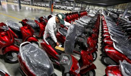 Scooters are the fastest growing auto segment in India