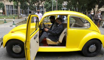 Vintage Beetle gets new life as electric car