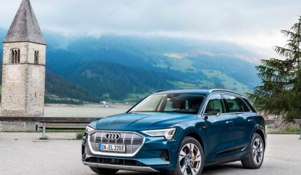 Audi's electric SUV -- no gear, no sound, no engine!