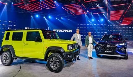 Maruti Suzuki unveils SUVs Jimny and Fronx